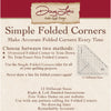 AQDR1 Simple Folded Corner Ruler Instruction PDF
