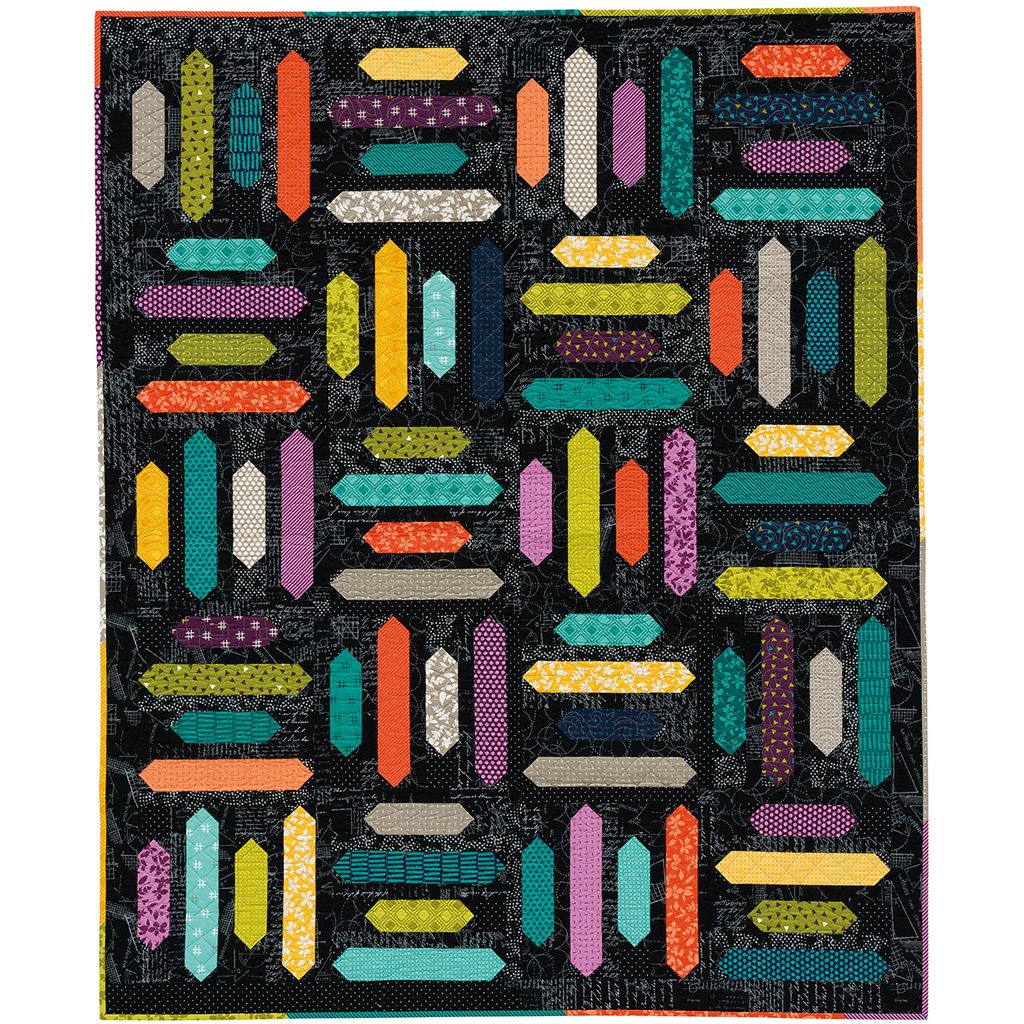 Which Direction? (quilt) by Doug Leko for Antler Quilt Design. Found in his book Stashtastic!