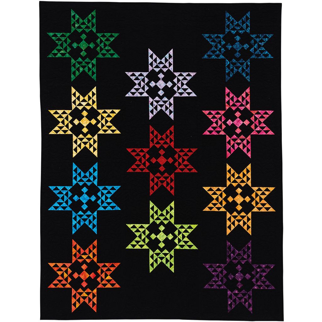 Cathedral Ceiling by Doug Leko for Antler Quilt Design. Found in his book Stashtastic!