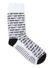 Eat Sleep Quilt Socks