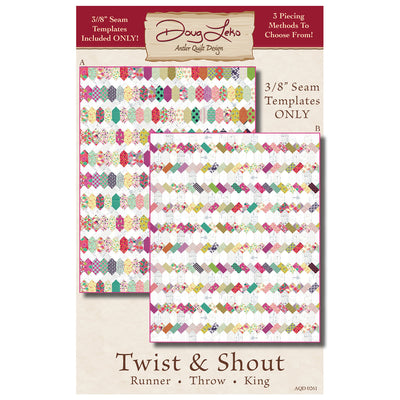 Twist & Shout - Pattern  & 3/8" Seam Templates