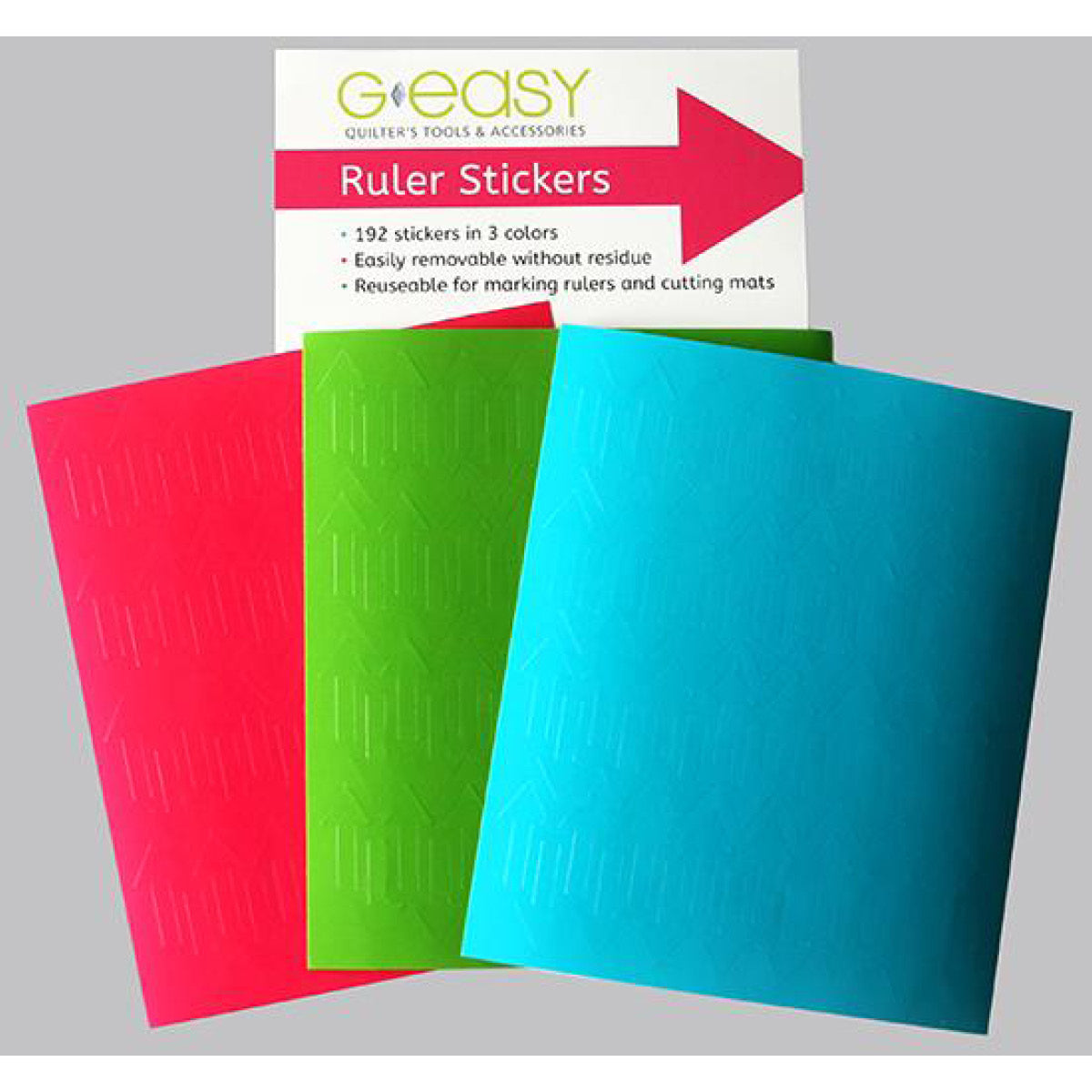 Ruler Layout Sticker GEasy Ruler Stickers - Antler Quilt Design, LLC.